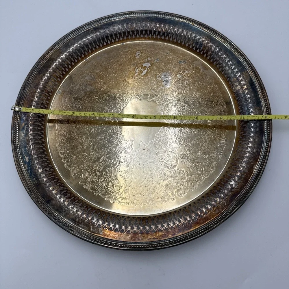 Vtg Silver-plate 12
